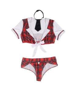 Sextoys, sexshop, loveshop, lingerie sexy : Deguisement Femme sexy : Ensemble Costume sexy écolière S/M