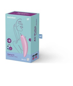 Sextoys, sexshop, loveshop, lingerie sexy : Stimulateur Clitoris : Satisfyer -Curvy 3 +