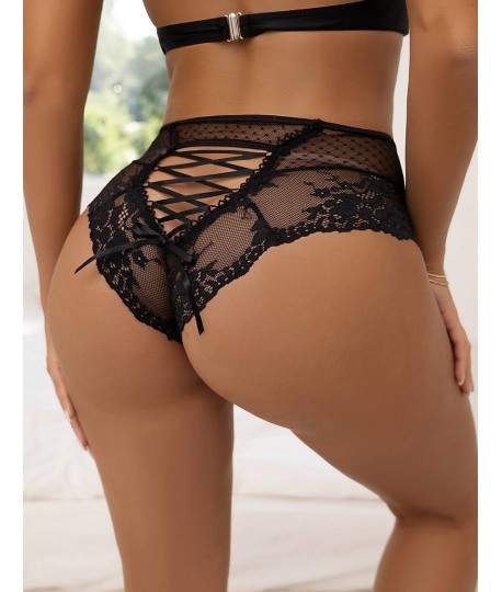 Sextoys, sexshop, loveshop, lingerie sexy : Strings & Boxers : Culotte Taille haute Noir