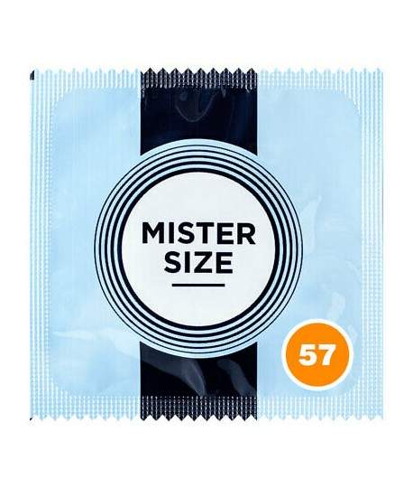 Sextoys, sexshop, loveshop, lingerie sexy : Préservatifs : Mister size Préservatifs X1 T 57