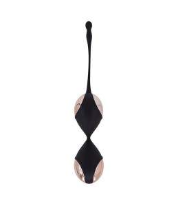 Sextoys, sexshop, loveshop, lingerie sexy : Boules de Geisha : Boules de Geisha Vibe Therapy noir et or rose