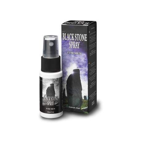 Sextoys, sexshop, loveshop, lingerie sexy : Gel Retardant et spray : Black Stone Spray réduit l'hypersensibilité du pénis