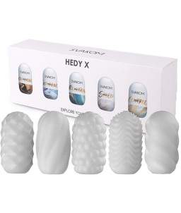 Sextoys, sexshop, loveshop, lingerie sexy : Vagin Artificiel : Svakom pack de 5 Hedy X masturbateur