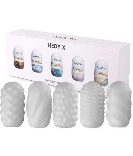 Sextoys, sexshop, loveshop, lingerie sexy : Masturbateur - Vagin Artificiel : Svakom pack de 5 Hedy X masturbateur