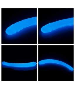 Sextoys, sexshop, loveshop, lingerie sexy : Gode Double - Double dong : Lovetoy- Double Godemichet phosphorescent de 37cm