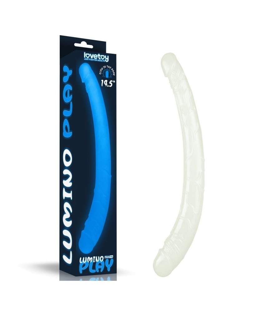 Sextoys, sexshop, loveshop, lingerie sexy : Gode Double - Double dong : Double Godemichet phosphorescent de 37cm Sextoys, sexshop, loveshop, lingerie sexy : Gode Double - Double dong : Double Godemichet phosphorescent de 37cm
