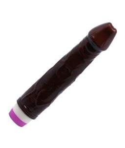 Sextoys, sexshop, loveshop, lingerie sexy : Vibromasseurs : Vibromasseur Brown Réaliste 17.5 cm