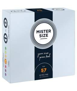 Sextoys, sexshop, loveshop, lingerie sexy : Préservatifs : Mister size Préservatifs X36 T 57