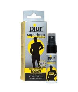 Sextoys, sexshop, loveshop, lingerie sexy : Gel Retardant et spray : Pjur Superhero Strong Spray Retardant