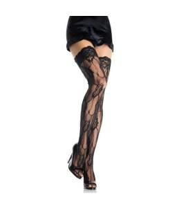 Sextoys, sexshop, loveshop, lingerie sexy : Bas & Collants : Leg Avenue - Sexy bas noir dentelle