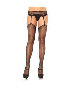 Sextoys, sexshop, loveshop, lingerie sexy : Bas & Collants : Leg Avenue - Sexy bas noir résille