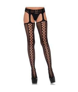 Sextoys, sexshop, loveshop, lingerie sexy : Bas & Collants : Leg Avenue - Sexy collant résille fantaisie