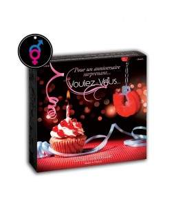 Sextoys, sexshop, loveshop, lingerie sexy : Coffret et Massage : Coffret Anniversaire Voulez-Vous...