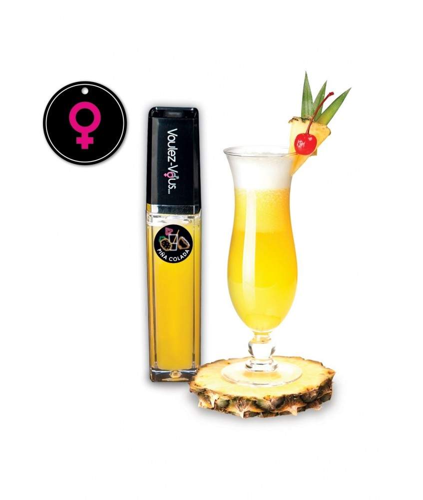 Sextoys, sexshop, loveshop, lingerie sexy : Gloss et soins des lèvres : Gloss effet chaud froid Pina Colada Voulez-Vous...