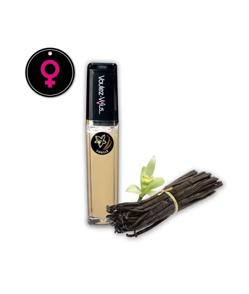 Sextoys, sexshop, loveshop, lingerie sexy : Gloss et soins des lèvres : Gloss effet chaud froid Vanille Voulez-Vous...