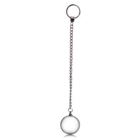 Sextoys, sexshop, loveshop, lingerie sexy : Boules de Geisha : Boule de Geisha en Verre avec Chaîne Sextoys, sexshop, loveshop, lingerie sexy : Boules de Geisha : Boule de Geisha en Verre avec Chaîne