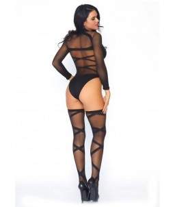 Sextoys, sexshop, loveshop, lingerie sexy : Bodys & Teddys : Leg Avenue Sexy ensemble Body et bas