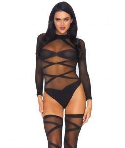 Sextoys, sexshop, loveshop, lingerie sexy : Bodys & Teddys : Leg Avenue Sexy ensemble Body et bas