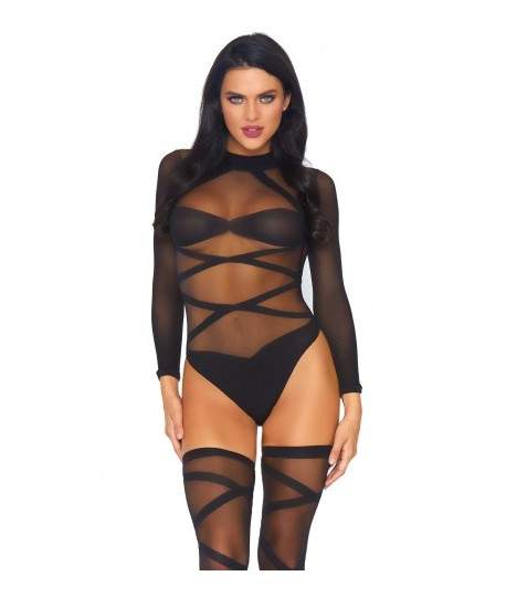 Sextoys, sexshop, loveshop, lingerie sexy : Bodys & Teddys : Leg Avenue Sexy ensemble Body et bas