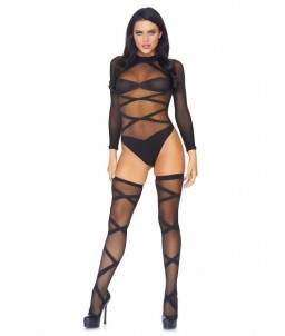 Sextoys, sexshop, loveshop, lingerie sexy : Bodys & Teddys : Leg Avenue Sexy ensemble Body et bas