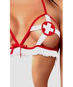 Sextoys, sexshop, loveshop, lingerie sexy : Deguisement infirmiere sexy : Leg Avenue Sexy Costume infirmière