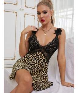 Sextoys, sexshop, loveshop, lingerie sexy : Nuisettes sexy : Sexy Nuisette léopard