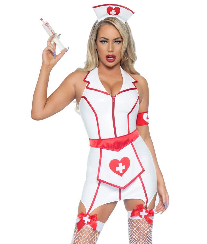 Sextoys, sexshop, loveshop, lingerie sexy : Deguisement Femme sexy : Costume Sexy robe Infirmière S/M