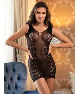 Sextoys, sexshop, loveshop, lingerie sexy : Robes sexy : Superbe Robe résille noir sexy