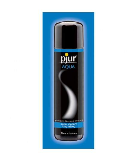 Sextoys, sexshop, loveshop, lingerie sexy : Lubrifiant à base d'eau : Pjur sachet Aqua 2ml