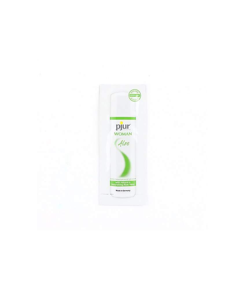 Sextoys, sexshop, loveshop, lingerie sexy : Lubrifiants à Base d'Eau : Pjur sachet Woman Aloe vera 2ml