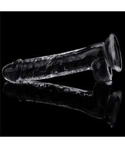 Sextoys, sexshop, loveshop, lingerie sexy : Gode Ventouse : Lovetoy- Gode transparent