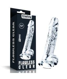 Sextoys, sexshop, loveshop, lingerie sexy : Gode Ventouse : Lovetoy- Gode transparent