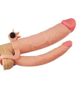 Sextoys, sexshop, loveshop, lingerie sexy : Gaine et Prolongateur : Lovetoy- Double Gode gaine tender vibrant