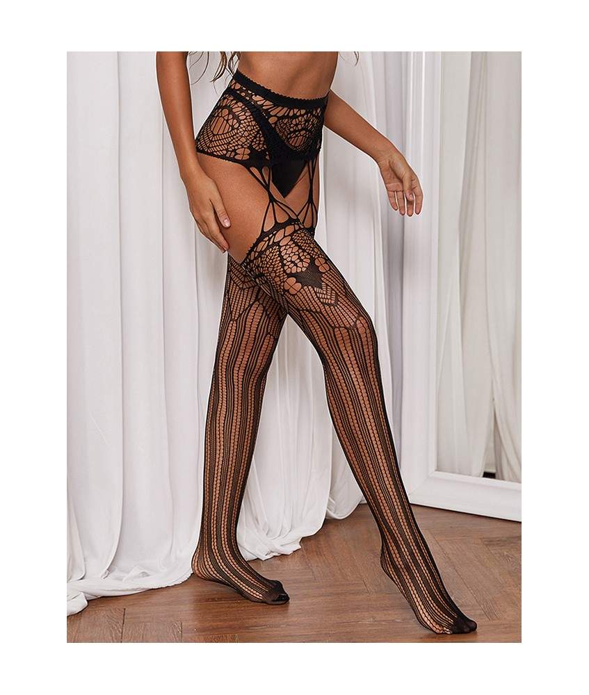 Sextoys, sexshop, loveshop, lingerie sexy : Bas & Collants : Collant Sexy style Porte-Jarretelles