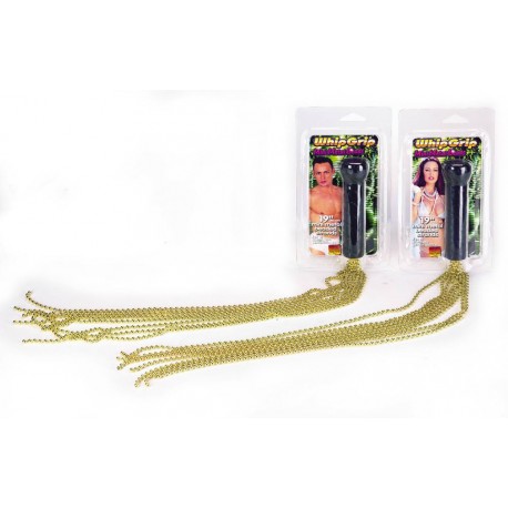 Sextoys, sexshop, loveshop, lingerie sexy : Tapettes et Fouets : Fouet Billes en Métal Doré avec Poignet Sextoys, sexshop, loveshop, lingerie sexy : Tapettes et Fouets : Fouet Billes en Métal Doré avec Poignet