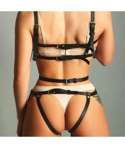 Sextoys, sexshop, loveshop, lingerie sexy : Harnais bdsm : BDSM Harnais femme intégral