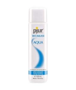 Sextoys, sexshop, loveshop, lingerie sexy : Lubrifiants à Base d'Eau : Pjur woman aqua Lubrifiant 100ml