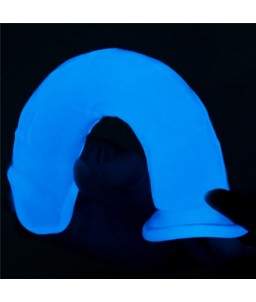 Sextoys, sexshop, loveshop, lingerie sexy : Gode Ventouse : Lovetoy- Gode droit PHOSPHORESCENT lumineux