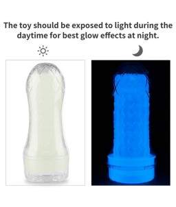 Sextoys, sexshop, loveshop, lingerie sexy : Vagin Artificiel : Lovetoy - Masturbateur PHOSPHORESCENT lumineux