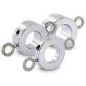 Sextoys, sexshop, loveshop, lingerie sexy : Cockring : BallStretcher Acier 500g avec Crochet Pour Poids