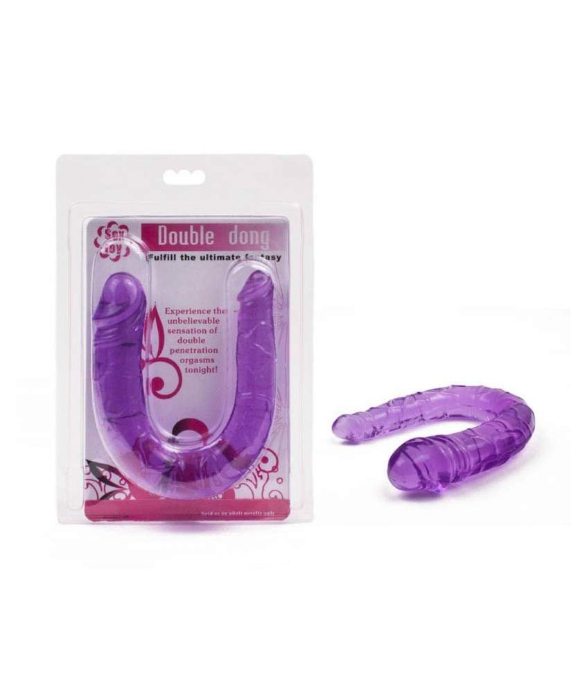 Sextoys, sexshop, loveshop, lingerie sexy : Gode Double - Double dong : Double gode Violet ou rose 30cm