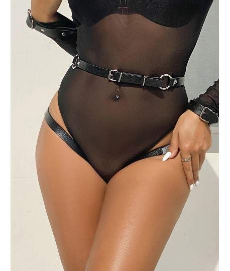Sextoys, sexshop, loveshop, lingerie sexy : Harnais bdsm : Bracelet bondage, boucle jambe et chaîne de taille