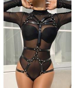 Sextoys, sexshop, loveshop, lingerie sexy : Harnais bdsm : BDSM Harnais femme intégral