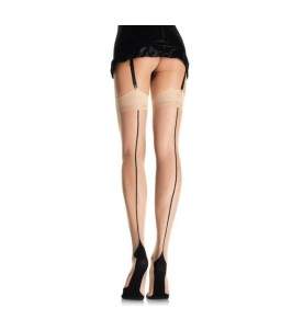 Sextoys, sexshop, loveshop, lingerie sexy : Bas & Collants : Leg Avenue Sexy Bas Voile nude fantaisie