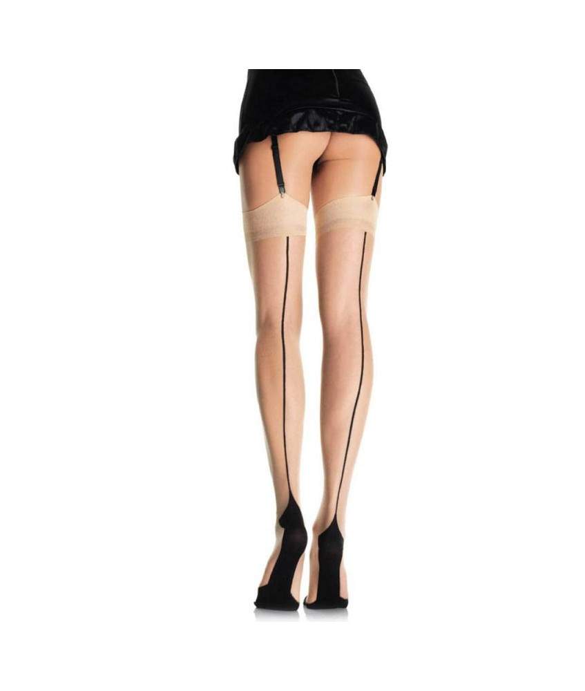 Sextoys, sexshop, loveshop, lingerie sexy : Bas & Collants : Leg Avenue Sexy Bas Voile nude fantaisie