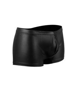 Sextoys, sexshop, loveshop, lingerie sexy : Boxers & Strings : Boxer Moulant Noir "L" Style Cuir