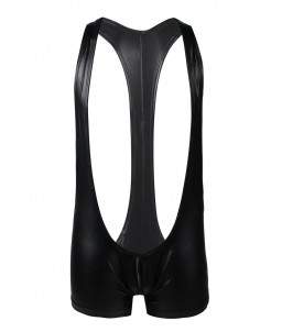 Sextoys, sexshop, loveshop, lingerie sexy : Boxers & Strings : Ensemble Body Sexy Style Cuir noir