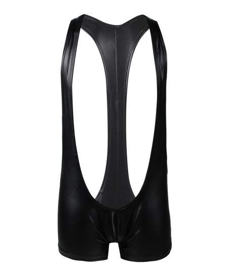 Sextoys, sexshop, loveshop, lingerie sexy : Boxers & Strings : Ensemble Body Sexy Style Cuir noir