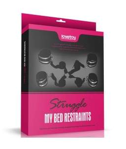 Sextoys, sexshop, loveshop, lingerie sexy : Menottes BDSM : Lovetoy-Contraintes BDSM Chevilles et Poignets