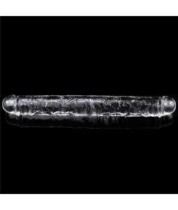 Sextoys, sexshop, loveshop, lingerie sexy : Gode Double - Double dong : Lovetoy - Double gode transparent 30cm
